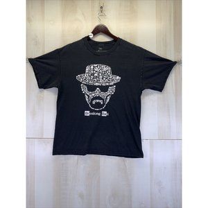 Breaking Bad 2014 Faded Black Distressed Graphic T Shirt Adult Large-10344